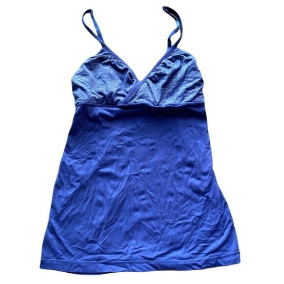 Rare Lululemon embrace tank in color royalty size 10 - Picture 6 of 6